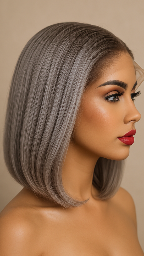 silver 10 inch bob